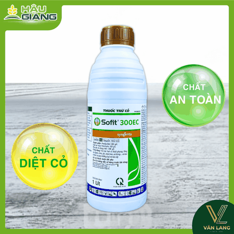 SYNGENTA - Thuốc trừ cỏ SOFIT® 300EC 1 Lít - Pretilachlor 300g/L + Fenclorim 100g/L - Trừ cỏ tiền nảy mầm, cỏ lá rộng, cỏ lác, lúa cỏ