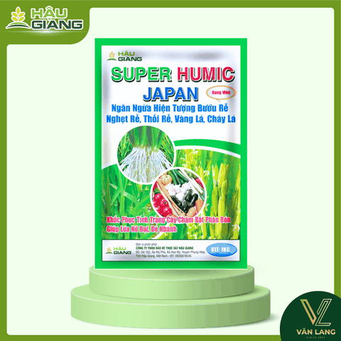 HẬU GIANG - Phân bón vi lượng SUPER HUMIC JAPAN 1KG - Bo 2.000 ppm + Acid Humic 70% - Giải pháp toàn diện giúp cây trồng xanh khỏe, rễ mạnh, trái chất lượng