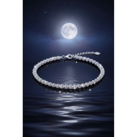 Lắc tay bạc 925 đuôi phượng sợi nhỏ Luna Jewelry