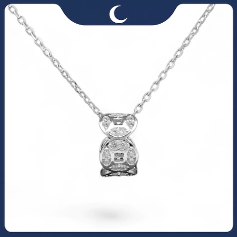 Charm bạc 925 vòng xoay kim tiền Luna Jewelry
