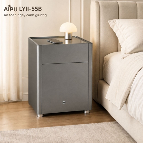 Két sắt thông minh đầu giường AIPU LYII-55B nhập khẩu sạc không dây