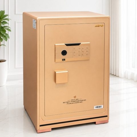 Két sắt thông minh AIPU ZR-120VI-W bản đồng hồ nhập khẩu báo động điện thoại