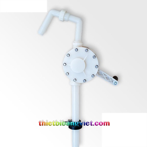 Bơm hóa chất quay tay nhựa RP90 PVDF - Taiwan