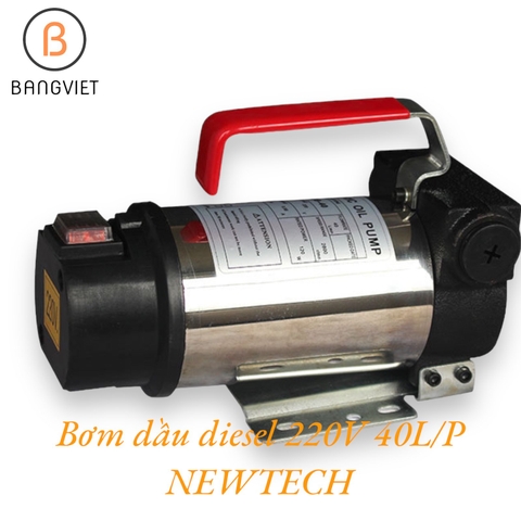 Bơm dầu Diesel, dầu hỏa chạy điện 220V CH8010A 40L/P