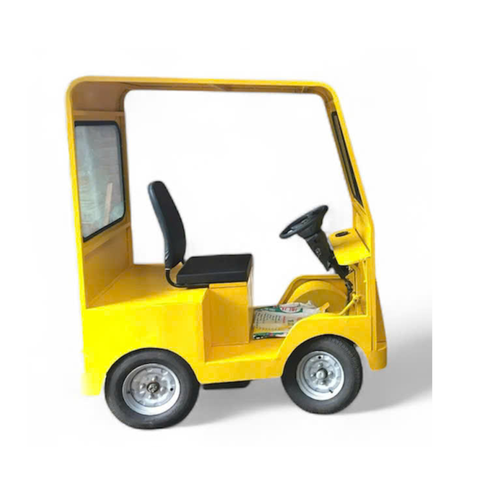 Xe điện kéo hàng có mái che