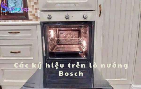 Các ký hiệu trên lò nướng Bosch