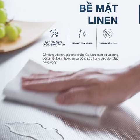 Chậu rửa bát bề mặt LINEN là gì? Có đáng để mua hiện nay?