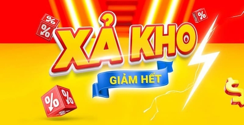 Chương trình XẢ KHO cuối năm. Giảm gần 50% tất cả thiết bị bếp