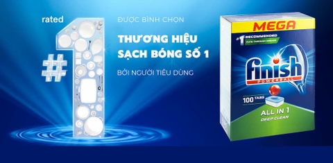 Nhận biết viên rửa chén bát Finish giả