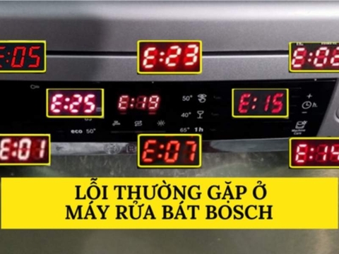 Sửa máy rửa chén Bosch tại nhà đơn giản nhất