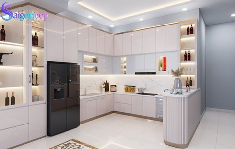 Tham khảo hệ thống tủ bếp thông minh đẹp