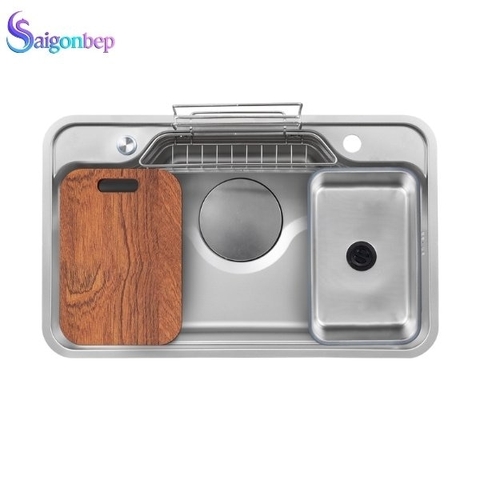 Chậu rửa bát 1 hố Kluger KF7848FS–S78