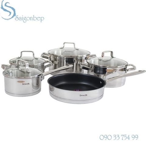 Bộ nồi từ Dmestik 5 món E005