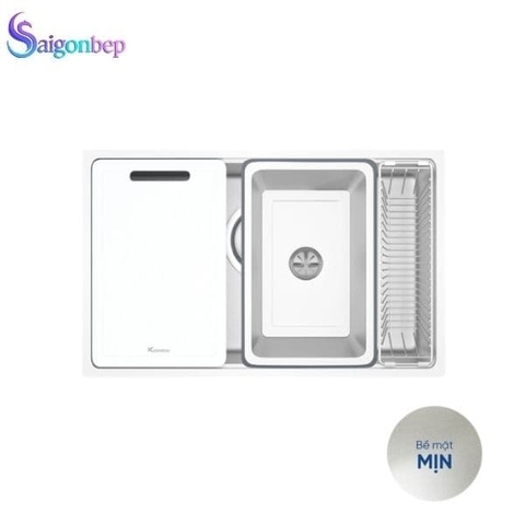 Chậu rửa bát inox 1 hố Konox TARI 7648SR/SM
