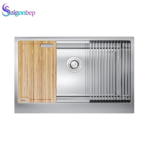 Chậu rửa bát Konox inox 1 hố Apron Sink KN8051AS Retta