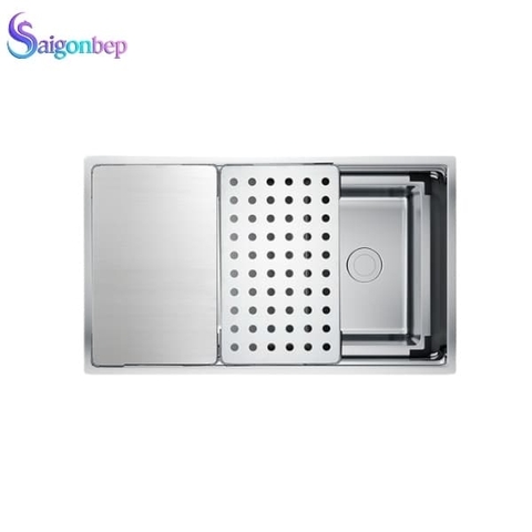 Chậu rửa bát 1 hố chống xước Konox KN7644SU Dekor