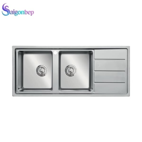 Chậu rửa bát 2 hố Konox Turkey Sink Beta 1160 Bàn Phải