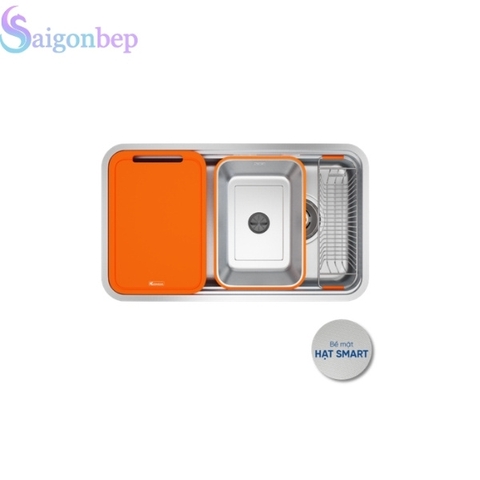 Chậu rửa bát phong cách Nhật chống xước Tari Smart 8047