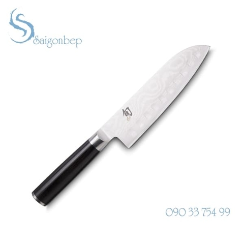 Dao Santoku Hollow Shun Classic KAI 17.8cm DM-0718