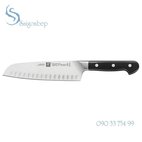 Dao ZWILLING PRO SANTOKU WITH HOLLOW EGDE