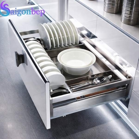 Giá bát đĩa inox hộp Eurogold EUI133.700