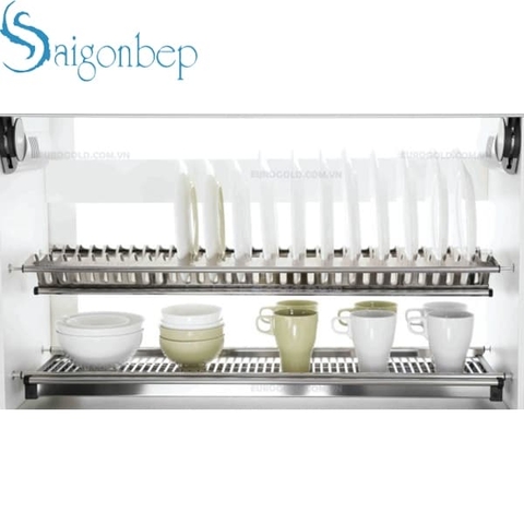 Giá bát đĩa cố định chữ V EUROGOLD inox201 EU01060