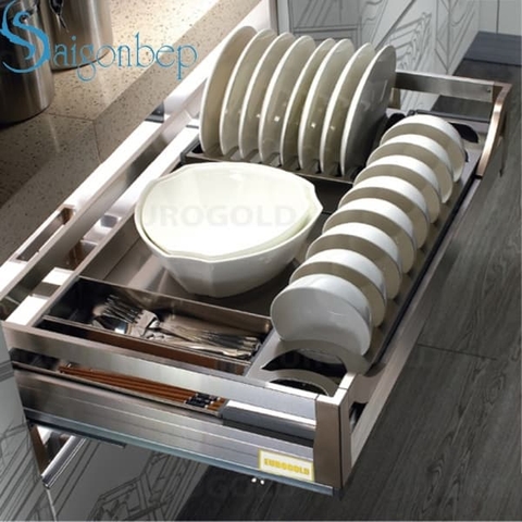 Giá bát đĩa inox hộp Eurogold EUI133.600