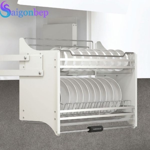 Giá nâng hạ chén đĩa inox bóng mạ crom eurogold EUI170