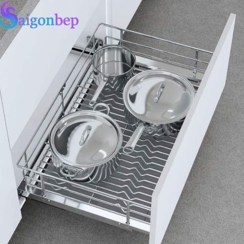 Giá xoong nồi nan oval âm tủ - gắn cánh EUROGOLD EPV5080F