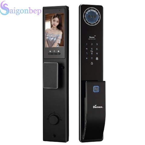 Khóa Demax EL-C910BN CNC REMOTE Đỉnh Cao Face ID 3D