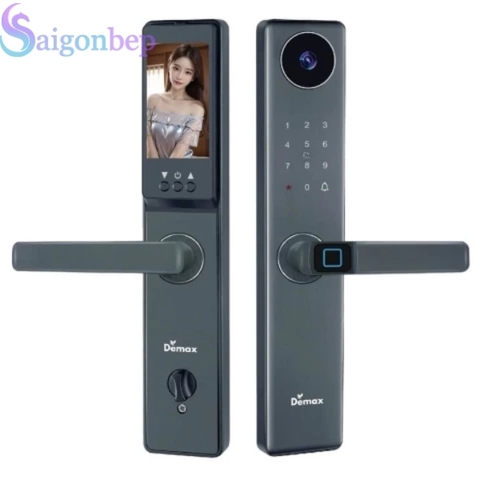 Khóa Vân Tay Demax EL-C66 GS: Camera Màn Hình Chuẩn 4.0