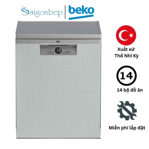 Máy rửa bát Beko BDFN26430X 14 bộ Thổ Nhĩ Kỳ
