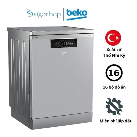Máy rửa bát Beko BDFN36650XC 16 bộ Thổ Nhĩ Kỳ