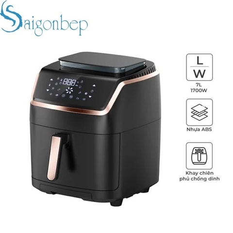 Nồi chiên nướng không dầu kết hợp hấp cao cấp Magic Eco S07 Pro