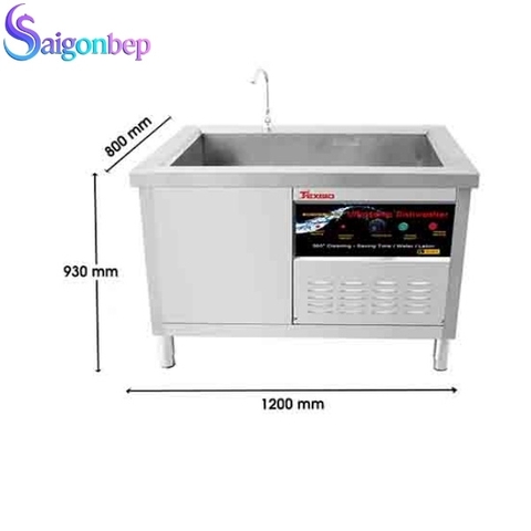 Máy rửa chén  công nghiệp siêu âm Texgio Ultrasonic Luxury Tgu-1200XS