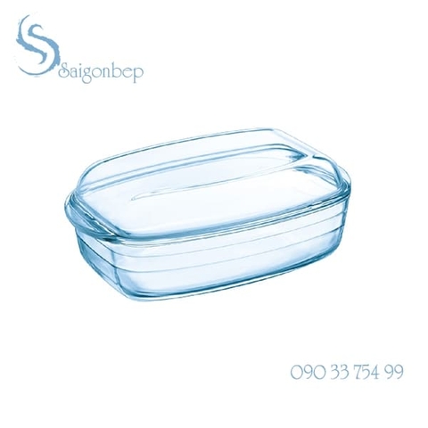 Tô gốm thủy tinh chữ nhật Ocuisine 465AC001043