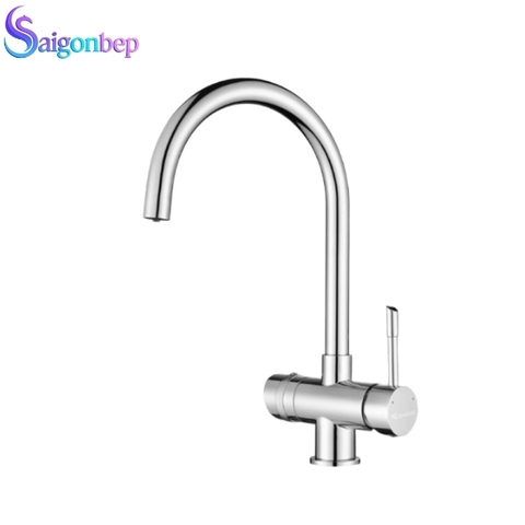 Vòi rửa bát Konox ba đường nước Trim-Water Chrome