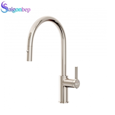 Vòi rửa bát Konox dây rút Alto Nickel