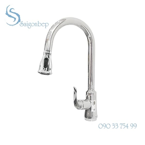 Vòi rửa chén rút dây Konox KN1226BG