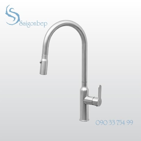 Vòi rửa chén rút dây Malloca K046-S