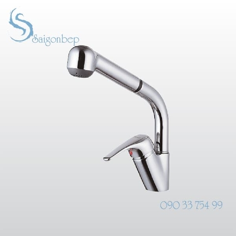 Vòi rửa chén rút dây Malloca K119T4