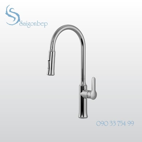 Vòi rửa chén rút dây Malloca K94C