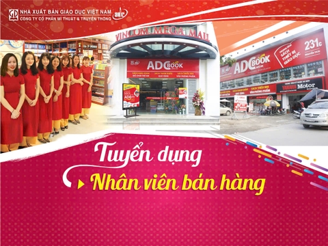 Tuyển dụng Nhân viên bán hàng tại ADCBook