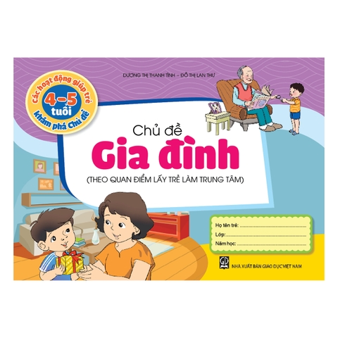 Các hoạt động giúp trẻ 4 - 5  tuổi khám phá chủ đề - Chủ đề Gia đình (Theo quan điểm lấy trẻ làm trung tâm)