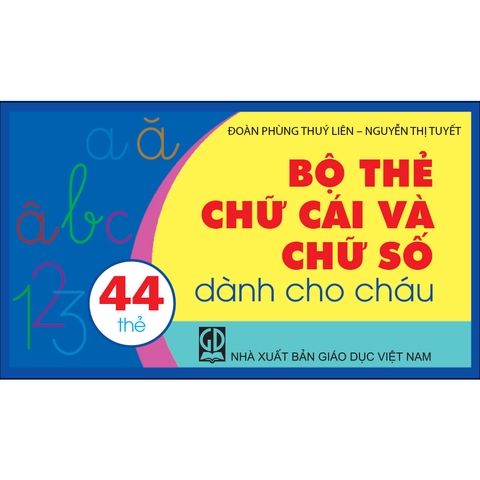 Bộ thẻ chữ cái và chữ số dành cho cháu