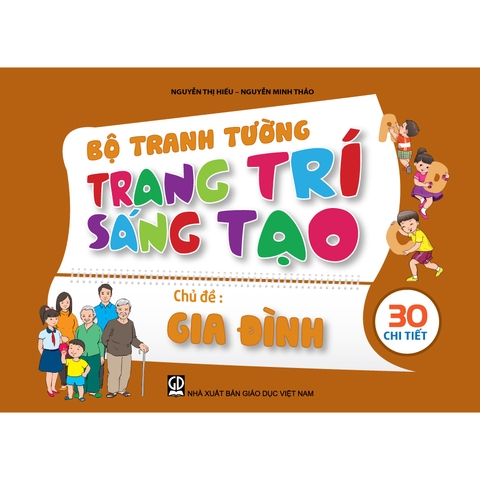 Bộ tranh tường trang trí sáng tạo theo chủ đề - Chủ đề Gia đình