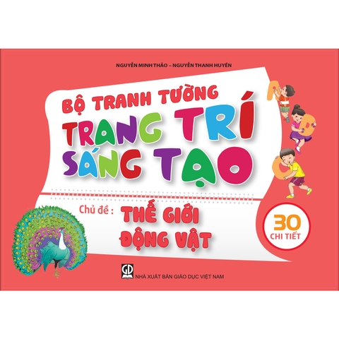 Bộ tranh tường trang trí sáng tạo theo chủ đề - Chủ đề Thế giới Động vật