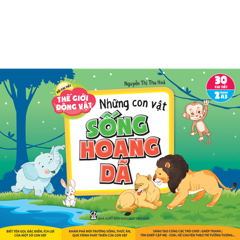 Bộ chi tiết thế giới động vật – Những con vật sống hoang dã