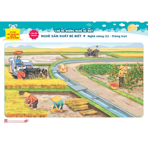 Bộ tranh giúp trẻ mẫu giáo khám phá các chủ đề nhánh - Chủ đề Những nghề bé biết