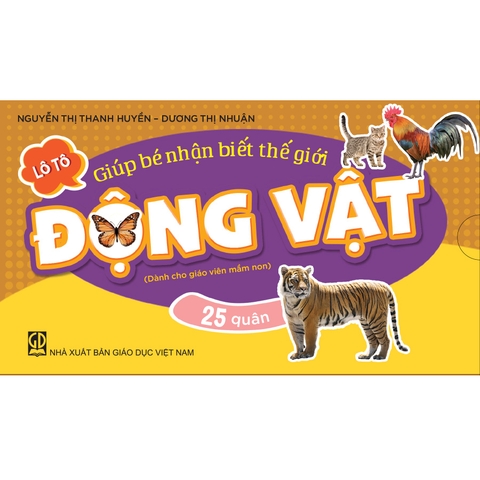 Lô tô giúp bé nhận biết thế giới động vật (Dành cho giáo viên mầm non)